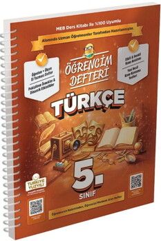 Murat Yayınları 5. Sınıf Türkçe Öğrencim Defteri