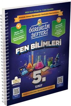 Murat Yayınları 5. Sınıf Fen Bilimleri Öğrencim Defteri