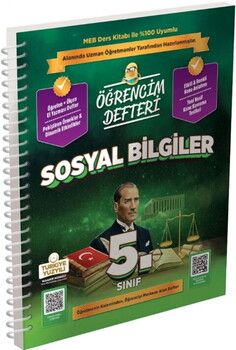 Murat Yayınları 5. Sınıf Sosyal Bilgiler Öğrencim Defteri