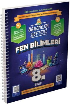 Murat Yayınları 8. Sınıf Fen Bilimleri Öğrencim Defteri