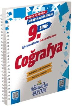 Murat Yayınları 9. Sınıf Coğrafya Öğrencim Defteri