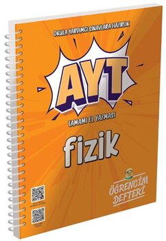 Murat Yayınları AYT Fizik Öğrencim Defteri