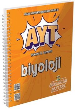 Murat Yayınları AYT Biyoloji Öğrencim Defteri