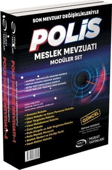 Murat Yayınları Polis Meslek Hukuku Ve Mevzuatı Modüler Set