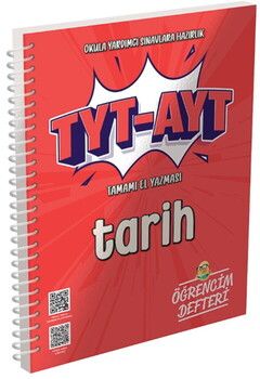 Murat Yayınları TYT AYT Tarih Öğrencim Defteri