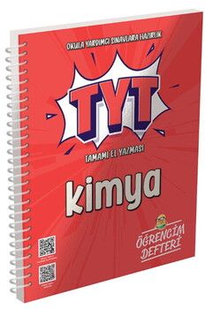 Murat Yayınları TYT Kimya Öğrencim Defteri