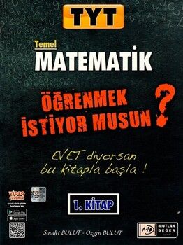 Mutlak Değer Yayınları TYT Temel Matematik Öğrenmek İstiyor Musun 1. Kitap