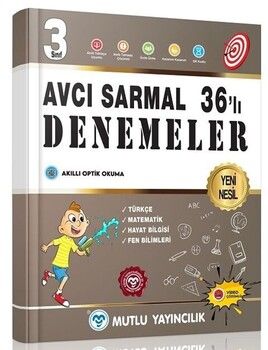 Mutlu Yayıncılık 3. Sınıf Tüm Dersler Sarmal Avcı 36 Deneme Video Çözümlü