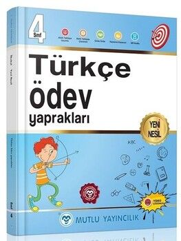 Mutlu Yayıncılık 4. Sınıf Türkçe Ödev Yaprakları