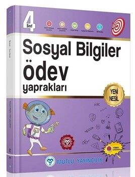 Mutlu Yayıncılık 4. Sınıf Sosyal Bilgiler Ödev Yaprakları
