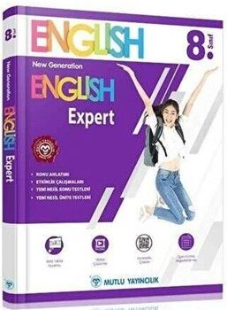 Mutlu Yayıncılık 8. Sınıf İngilizce Expert Konu Anlatımlı Soru Bankası