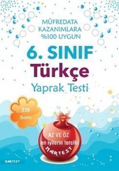 Nartest 6. Sınıf Türkçe Yaprak Test