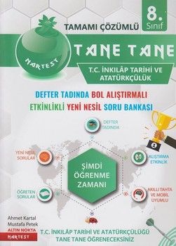 Nartest Yayınları 8. Sınıf T. C. İnkılap Tarihi ve Atatürkçülük Tane Tane Soru Bankası