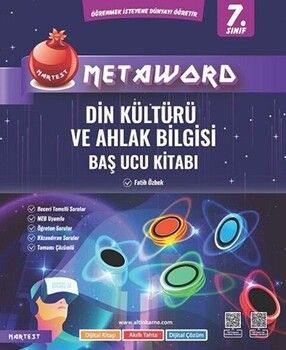 Nartest Yayınları 7. Sınıf Din Kültürü ve Ahlak Bilgisi Metaword Baş Ucu Kitabı