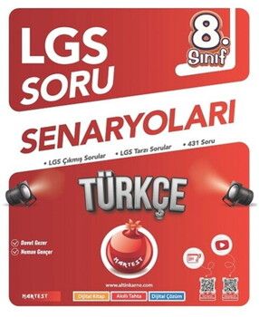 Nartest Yayınları 8. Sınıf LGS Türkçe Soru Senaryoları