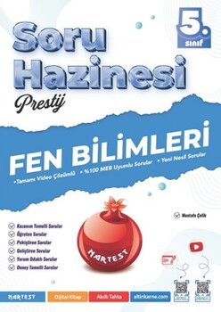 Nartest Yayınları 5. Sınıf Prestij Fen Bilimleri Soru Hazinesi