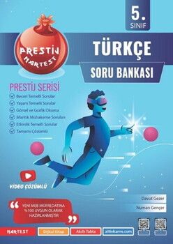 Nartest Yayınları 5. Sınıf Prestij Türkçe Soru Bankası