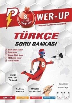 Nartest Yayınları 8. Sınıf Türkçe Power Up Soru Bankası