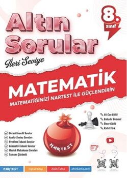 Nartest Yayınları 8. Sınıf Altın Sorular Matematik Soru Bankası