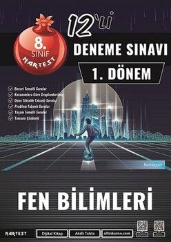 Nartest Yayınları 8. Sınıf Fen Bilimleri 1. Dönem Mod 12 Deneme