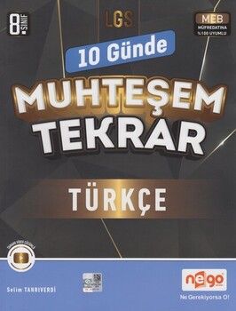 Nego Yayınları 8. Sınıf LGS Türkçe 10 Günde Muhteşem Tekrar