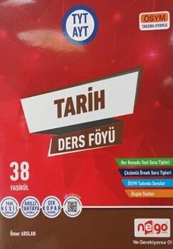 Nego Yayınları TYT AYT Tarih Ders Föyü
