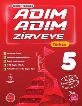 Newton Yayınları 5. Sınıf Adım Adım Zirveye Türkçe Konu Anlatımlı Soru Bankası