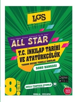 Newton Yayınları 8. Sınıf LGS T.C. İnkılap Tarihi ve Atatürkçülük All Star Soru Bankası