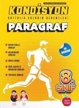 Newton Yayınları 8. Sınıf Paragraf Kondisyon Haftalık Kazanım Denemeleri