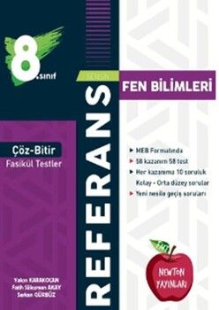 Newton Yayınları 8. Sınıf LGS Fen Bilimleri Çöz Bitir Referans Yeni Nesil Fasikül Testler