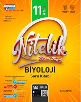 Nitelik Yayınlar 11. Sınıf Biyoloji Beceri Temelli Soru Kitabı