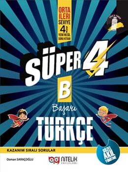 Nitelik Yayınları 4. Sınıf Türkçe B Soru Kitabı