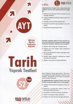 Nitelik Yayınları AYT Tarih Çek Kopart Yaprak Test