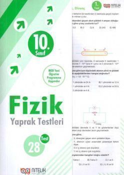 Nitelik Yayınları 10. Sınıf Fizik Yaprak Testleri