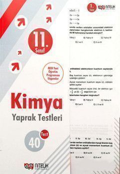 Nitelik Yayınları 11. Sınıf Kimya Yaprak Testleri