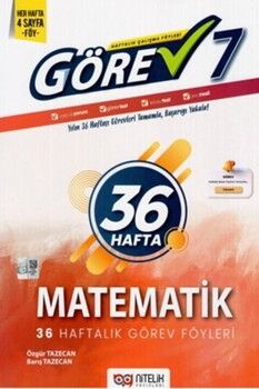 Nitelik Yayınları 7. Sınıf Matematik Görev Yeni Nesil Çalışma Föyleri