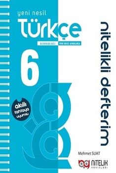 Nitelik Yayınları 6. Sınıf Türkçe Nitelikli Defterim