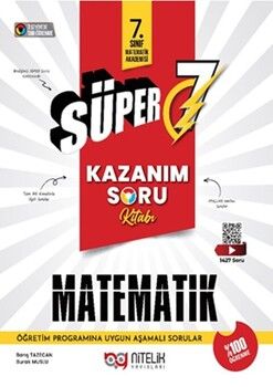  Nitelik Yayınları 7. Sınıf Matematik Süper Yeni Nesil Soru Kitabı