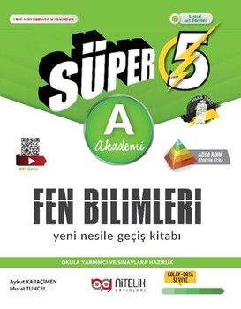 Nitelik Yayınları 5. Sınıf Süper Fen Bilimleri A Yeni Nesile Geçiş Kitabı