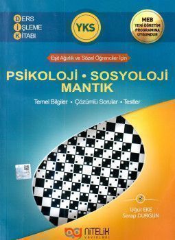 Nitelik Yayınları YKS Psikoloji Sosyoloji Mantık Ders İşleme Kitabı