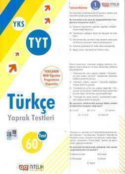 Nitelik Yayınları TYT Türkçe Yaprak Test