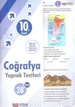 Nitelik Yayınları 10. Sınıf Coğrafya Yaprak Testleri