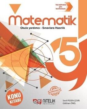 Nitelik Yayınları 5. Sınıf Matematik Konu Kitabı