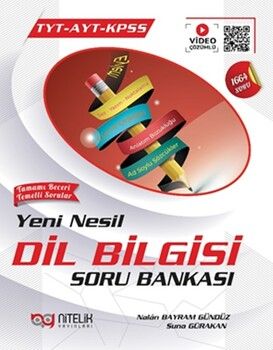Nitelik Yayınları TYT AYT KPSS Dilbilgisi Yeni Nesil Soru Bankası