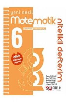 Nitelik Yayınları 6. Sınıf Matematik Nitelikli Defterim