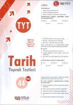 Nitelik Yayınları TYT Tarih Yaprak Testleri