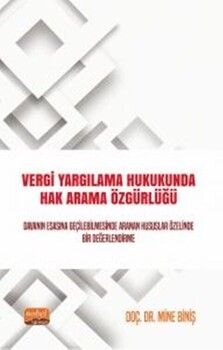 Nobel Yayınları Vergi Yargılama Hukukunda Hak Arama Özgürlüğü