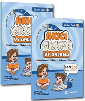 Odak Net Yayınları Akıcı Okuma ve Anlama Eğitim Seti 1 - 2