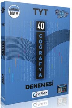 Oksijen Yayınları TYT Coğrafya 40 Deneme