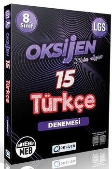 Oksijen Yayınları 8. Sınıf LGS Türkçe 15 Deneme